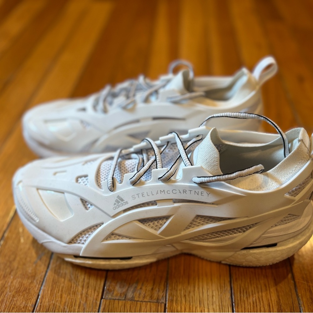 Adidas by Stella McCartney Solarglide White Running Shoes